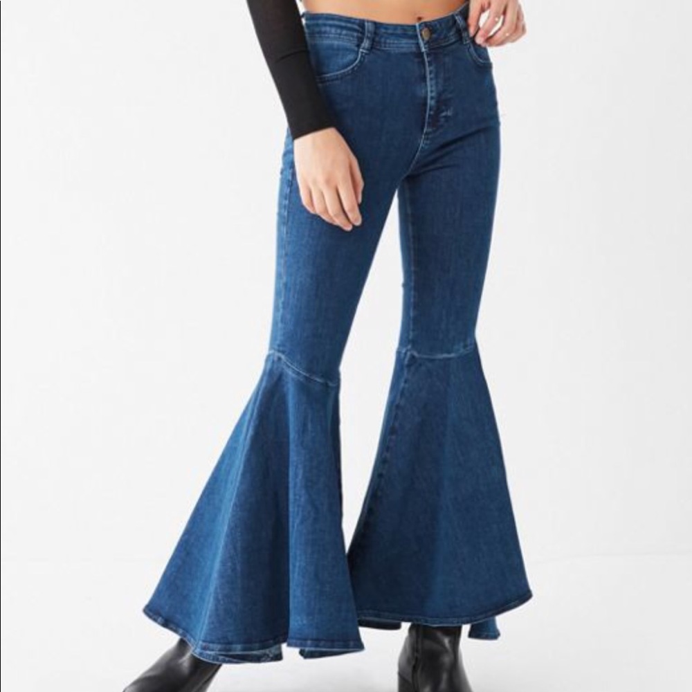 Bell bottom flared jeans